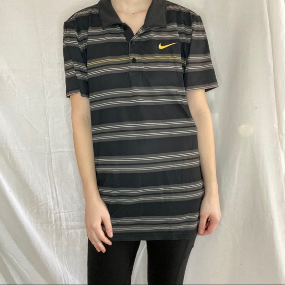 Nike Dry-Fit Men’s Collared Striped Shirt - Picture 2 of 9